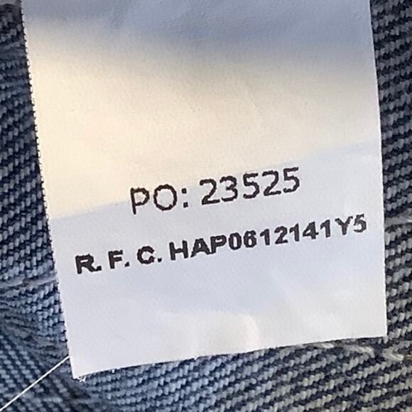 NEW! RE/Done Bay Fade Loose Long Denim $295 msrp Size 24 Jeans G22-5 - Picture 10 of 10